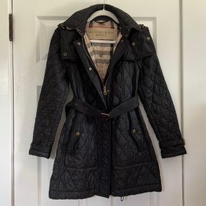 Burberry Finsbridge Belted Quilted Jacket